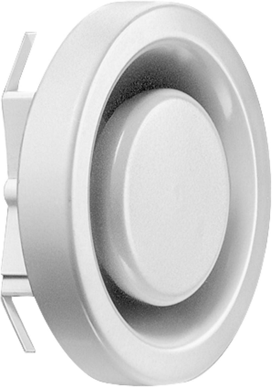 Bouche d'extraction Helios MTVA, métal laqué blanc