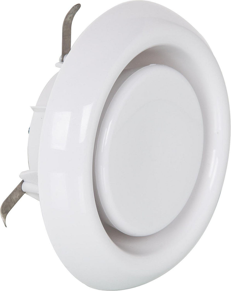 Bouche d'extraction Helios KTVA, plastique blanc
