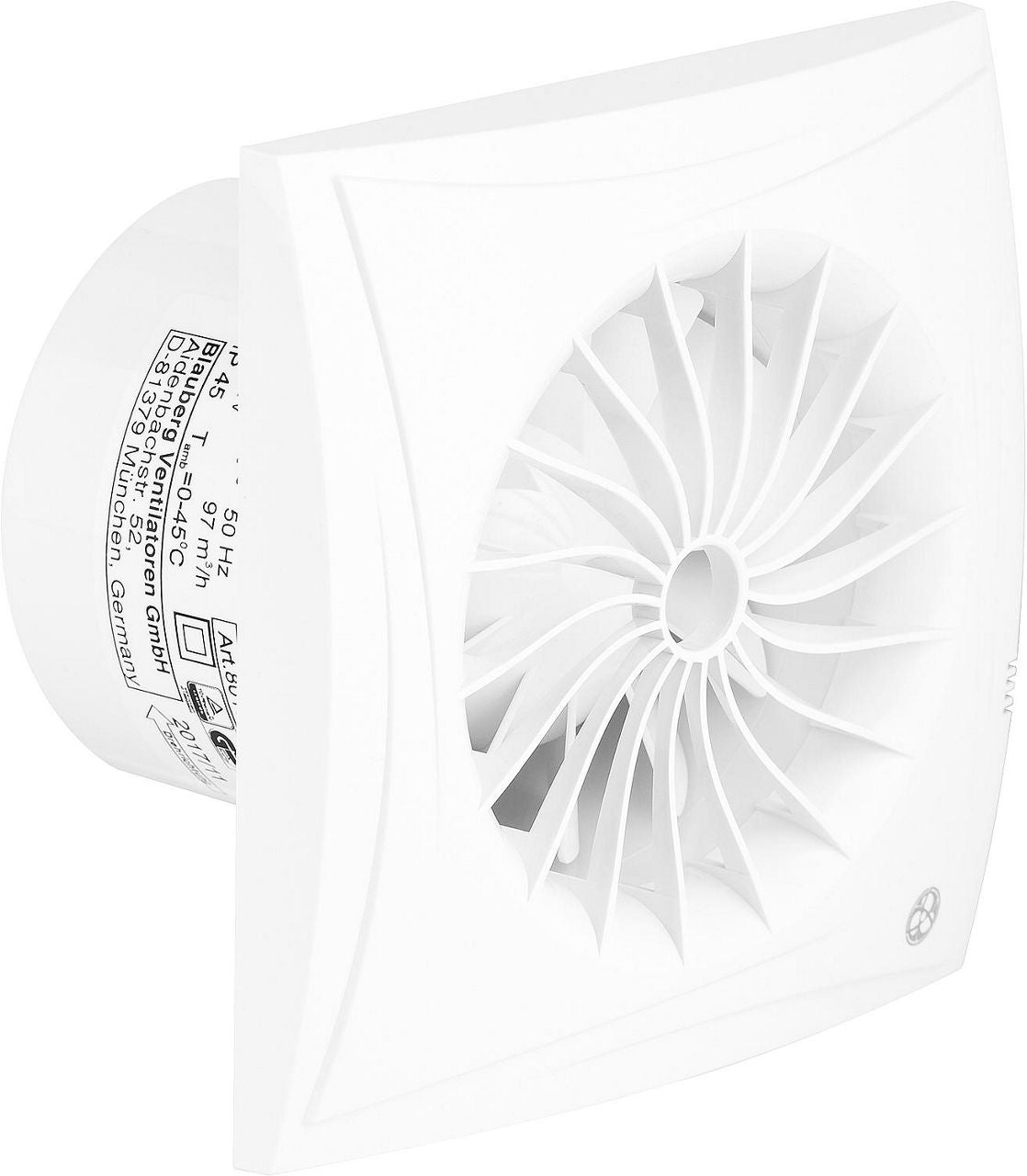 Ventilateur pour petite pièce Blauberg Sileo 100, DN 100