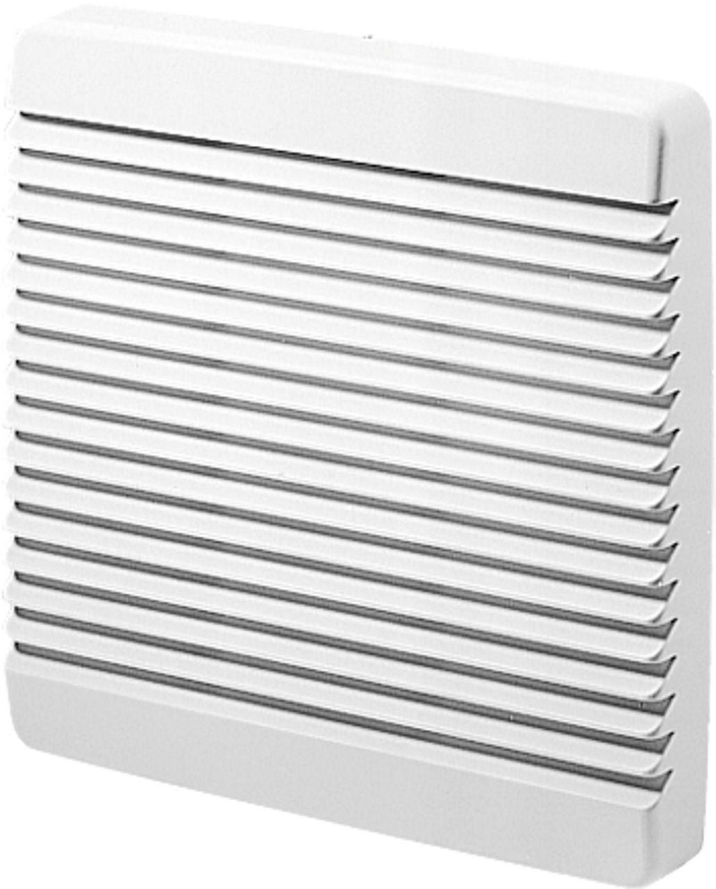 Grille de ventilation plate Helios G en plastique blanc, à visser