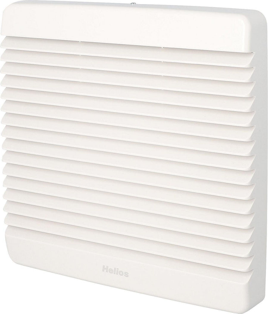 Grille de ventilation plate Helios G en plastique blanc, à visser