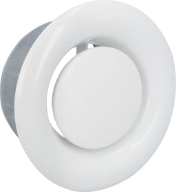 Bouche d'entrée d'air evenes TV-Z, tôle d'acier blanche