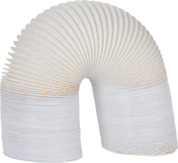 Gaine flexible en plastique pour hotte aspirante, type 1056, rouleau de 6 m, blanche