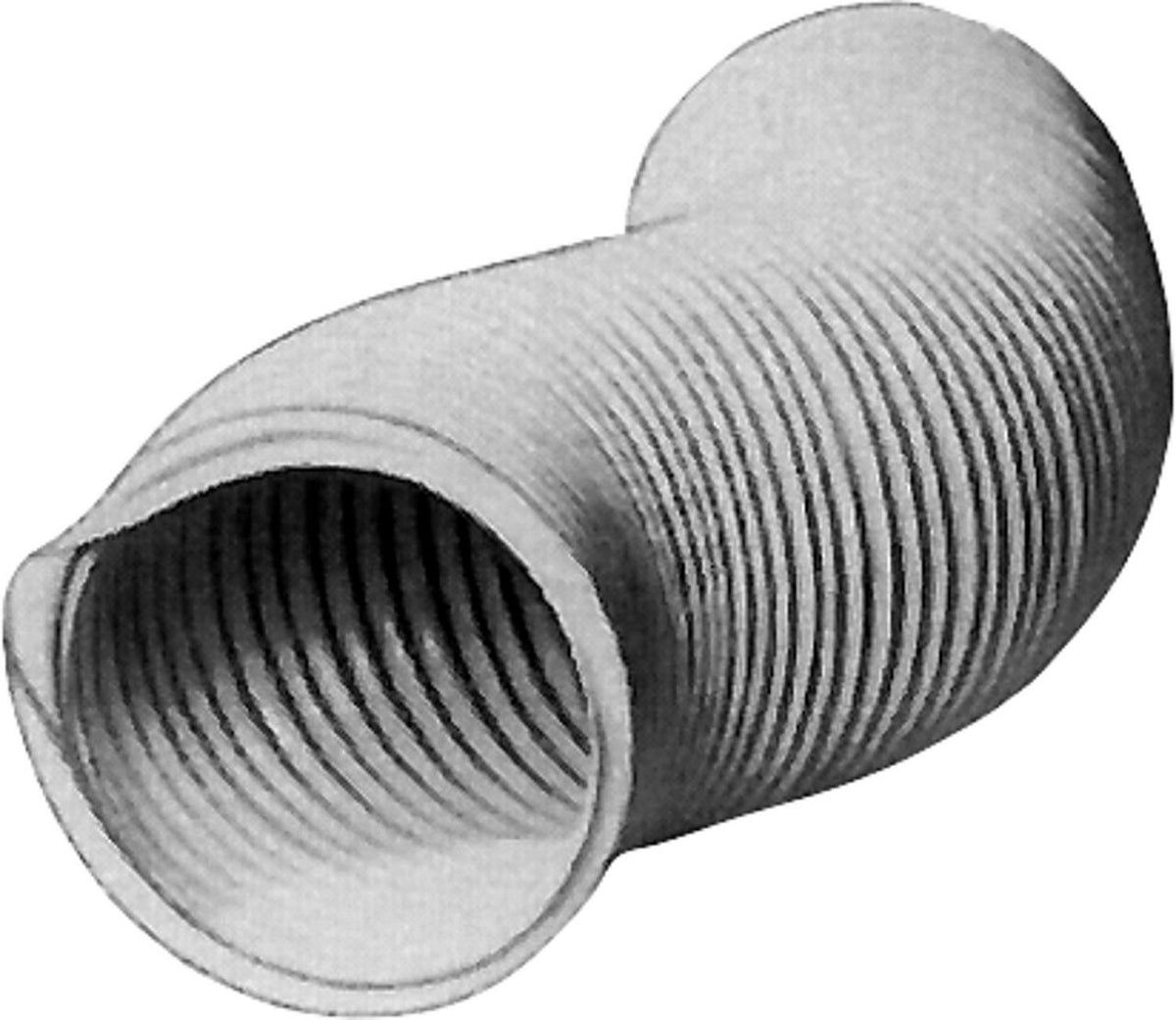 Gaine flexible en plastique pour hotte aspirante, type 1056, rouleau de 6 m, blanche