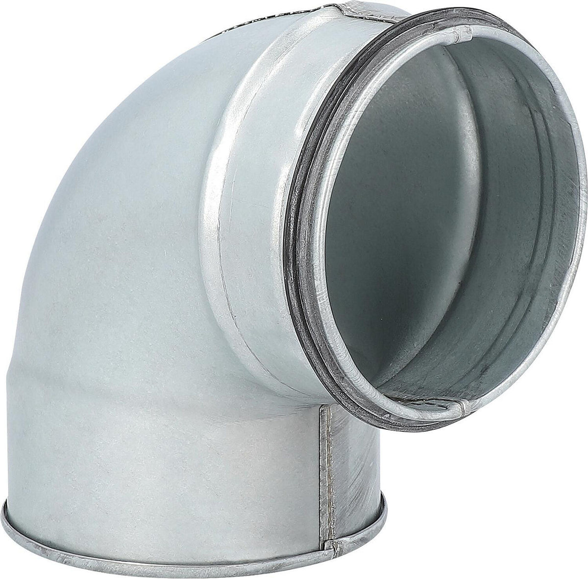 Coude court 90° Rokaflex femelle × mâle, galvanisé