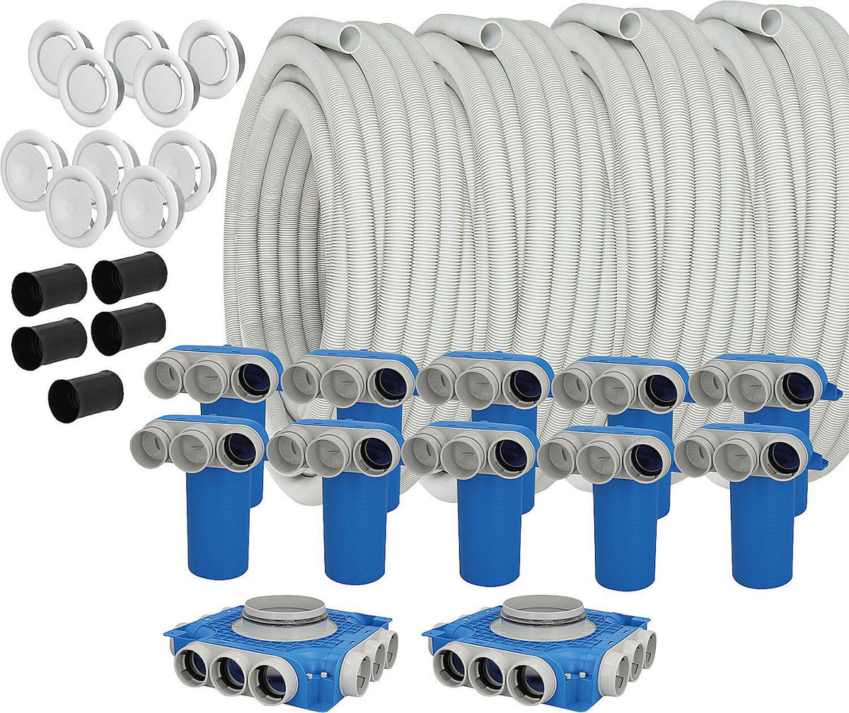 Kit de démarrage Evenes pour tube rond Ø 63 mm, 31 pièces