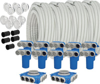 Kit de démarrage Evenes pour tube rond Ø 63 mm, 31 pièces
