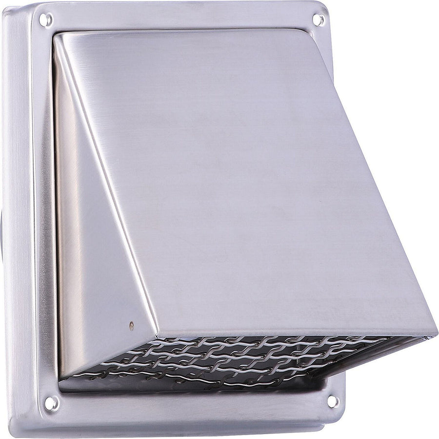Capot d'extraction en inox brossé