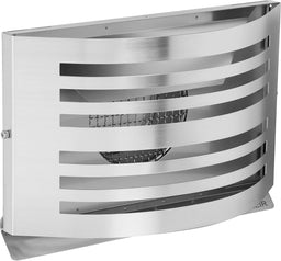 Grille de ventilation et d'insufflation Alfa HR 160 en inox 304 avec moustiquaire