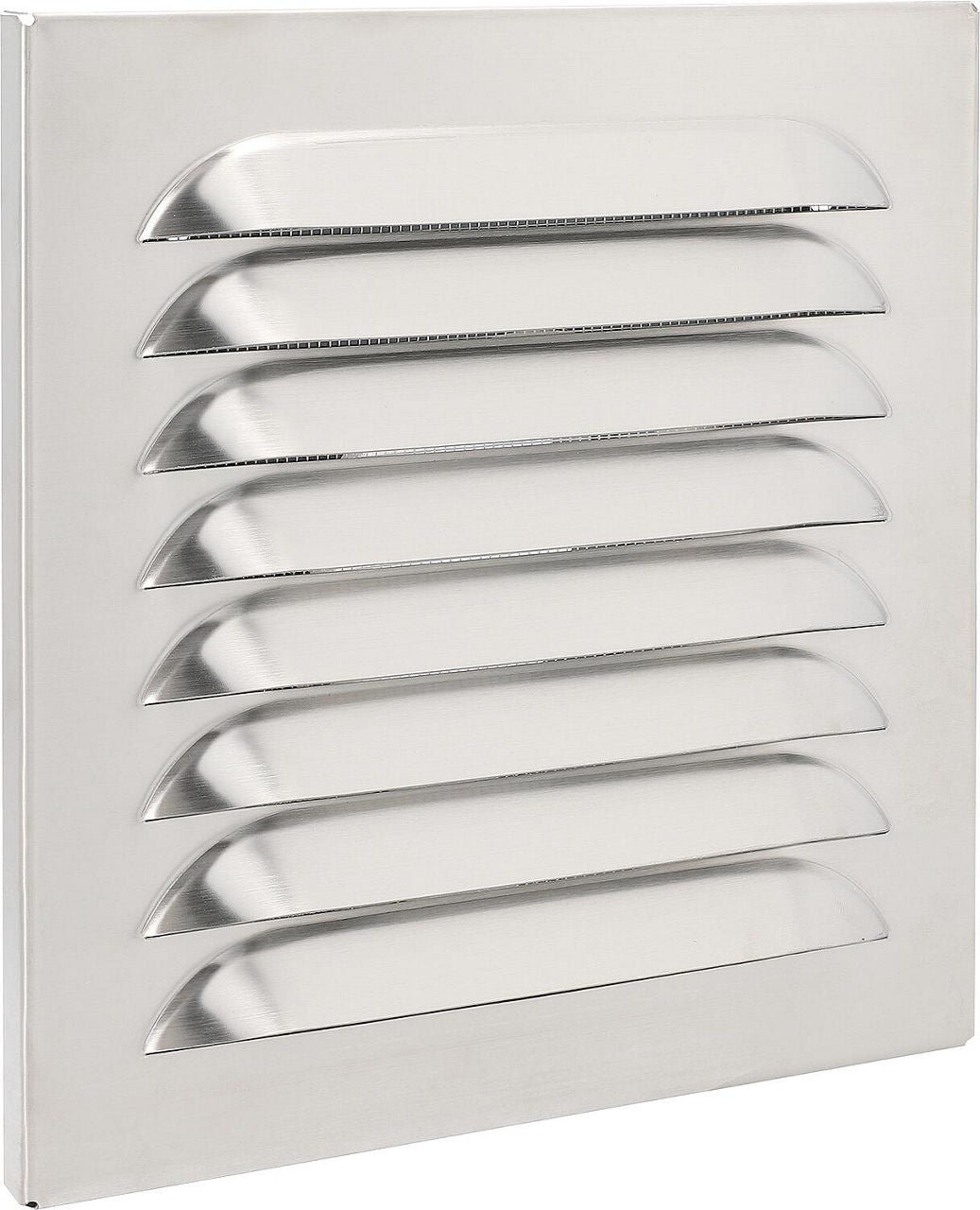 Grille pare-pluie carrée en inox avec piquage UPMANN