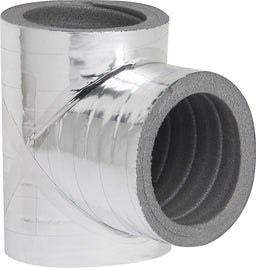Dérivation isolée 90° Isoflexa avec revêtement aluminium