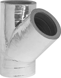 Dérivation isolée 45° Isoflexa avec revêtement aluminium