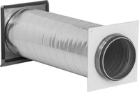 Traversée de mur isolée Isoflexa avec grille extérieure inox