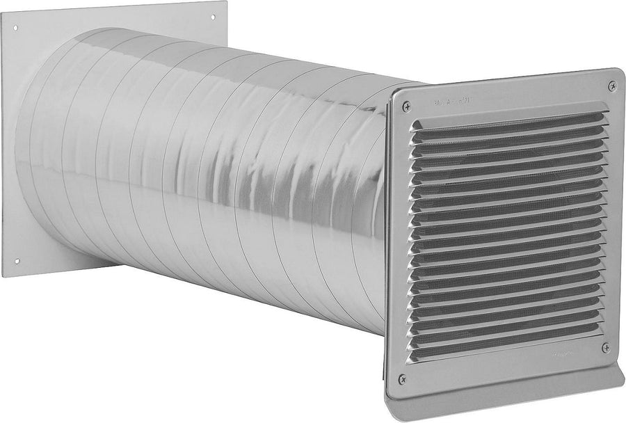 Traversée de mur isolée Isoflexa avec grille extérieure inox