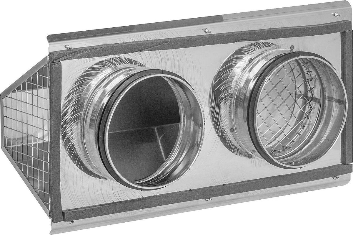 Capot extérieur Duo Isoflexa réversible, inox brossé