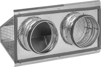 Capot extérieur Duo Isoflexa réversible, inox brossé