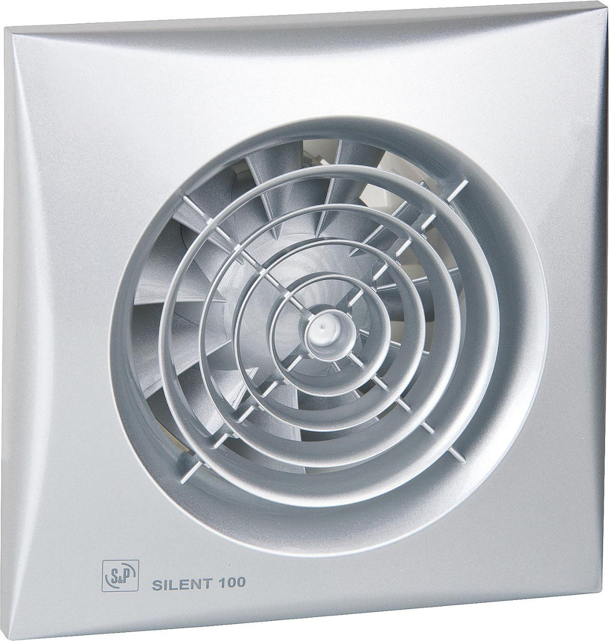 Ventilateur pour petite pièce S&P Silent-100 CZ, blanc, DN 100