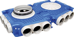 Répartiteur d'air Evenes pour tube rond, 18 sorties Ø 63 mm, Ø 160 mm