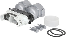 Pièce de transition Evenes tube plat vers 2 tubes ronds Ø 75 mm