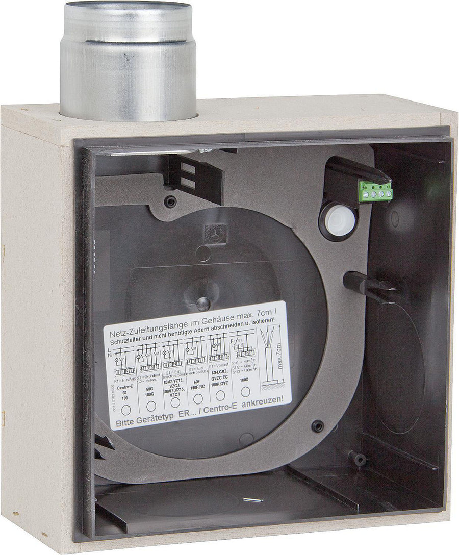 Boîtier encastré Maico ER-UP/G, pour système d'extraction ER