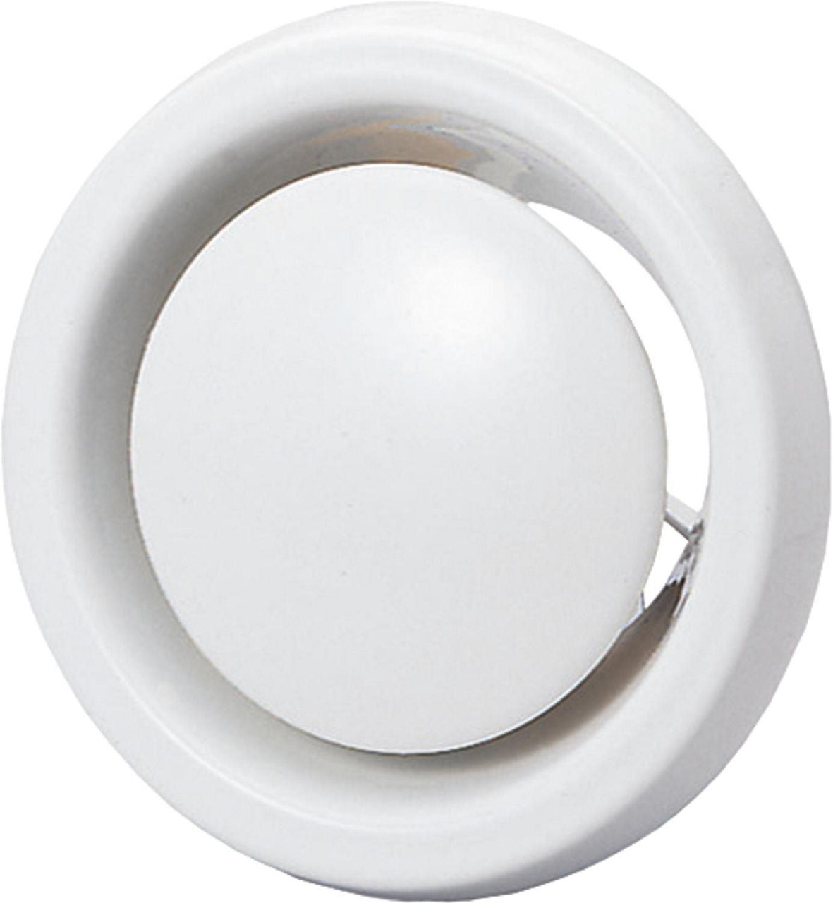 Bouche d'extraction coupe-feu Maico TB 10, acier blanc