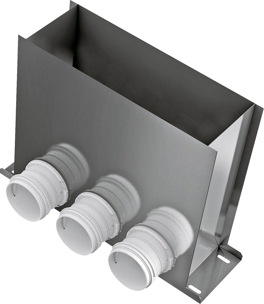 Adaptateur de vanne au sol Blauberg BlauFast RPF 300 x 100, 3 sorties