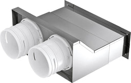 Adaptateur de vanne mural droit Blauberg BlauFast RPW 200 x 55, 2 sorties