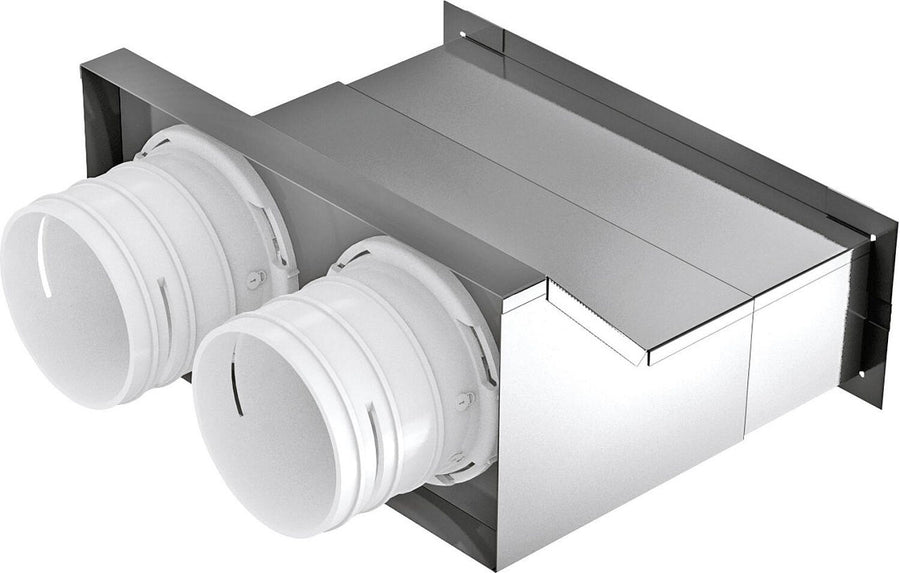Adaptateur de vanne mural droit Blauberg BlauFast RPW 200 x 55, 2 sorties