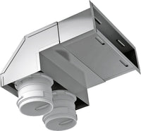 Adaptateur de vanne mural coudé Blauberg BlauFast RPWB 200 x 55, 2 sorties