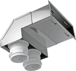 Adaptateur de vanne mural coudé Blauberg BlauFast RPWB 200 x 55, 2 sorties