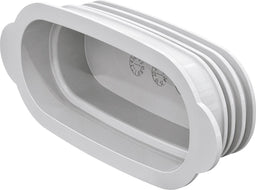Couvercle d'obturation ovale Blauberg BlauFast OFP 52, 117 x 52 mm, pour brides ovales