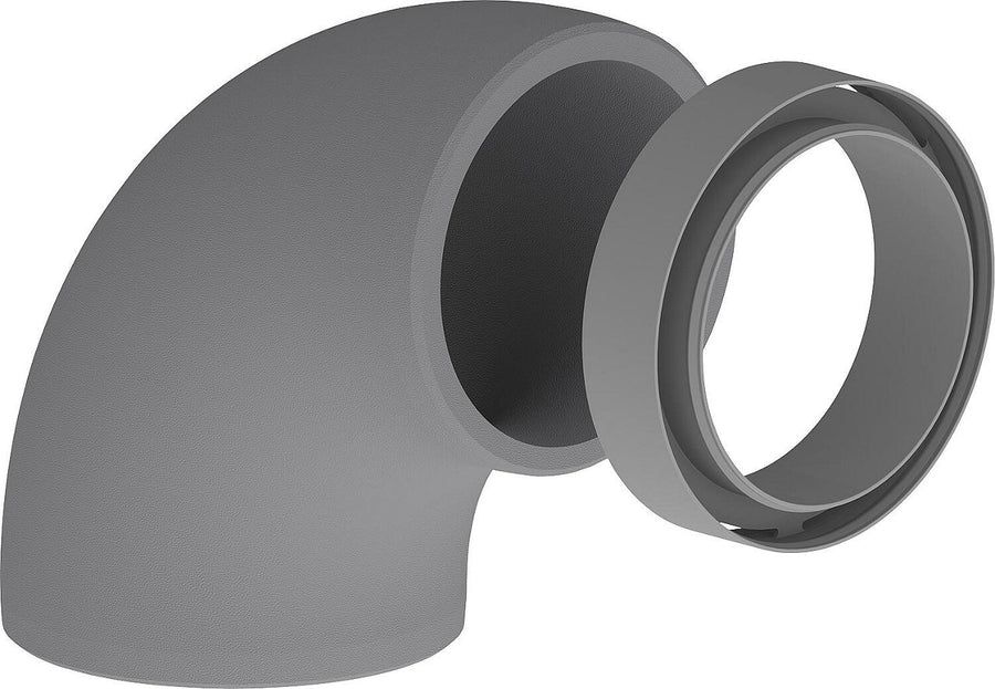 Coude isolé 90° Blauberg BlauFast IsoSys, EPS