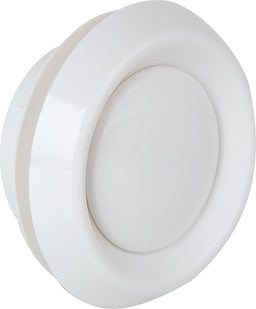 Bouche d'extraction réglable TVK, PVC blanc