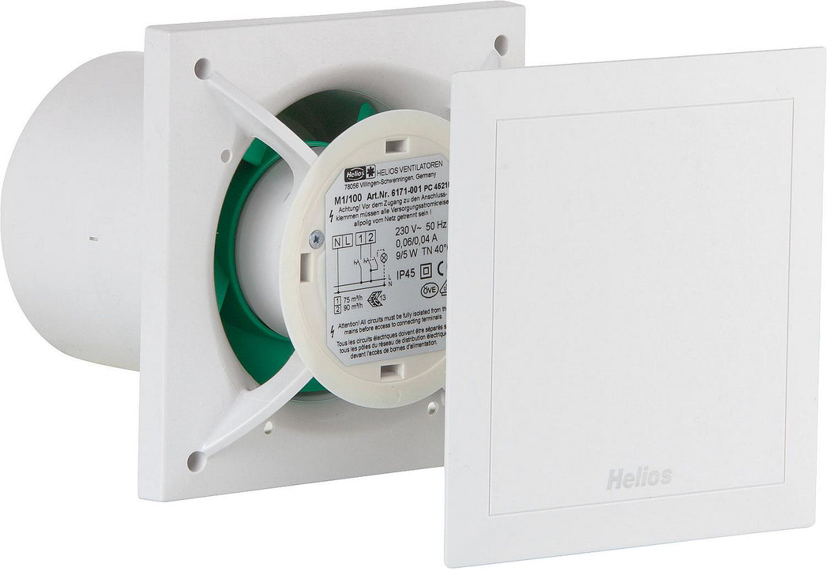 Ventilateur pour petite pièce Helios MiniVent M1/100, DN 100