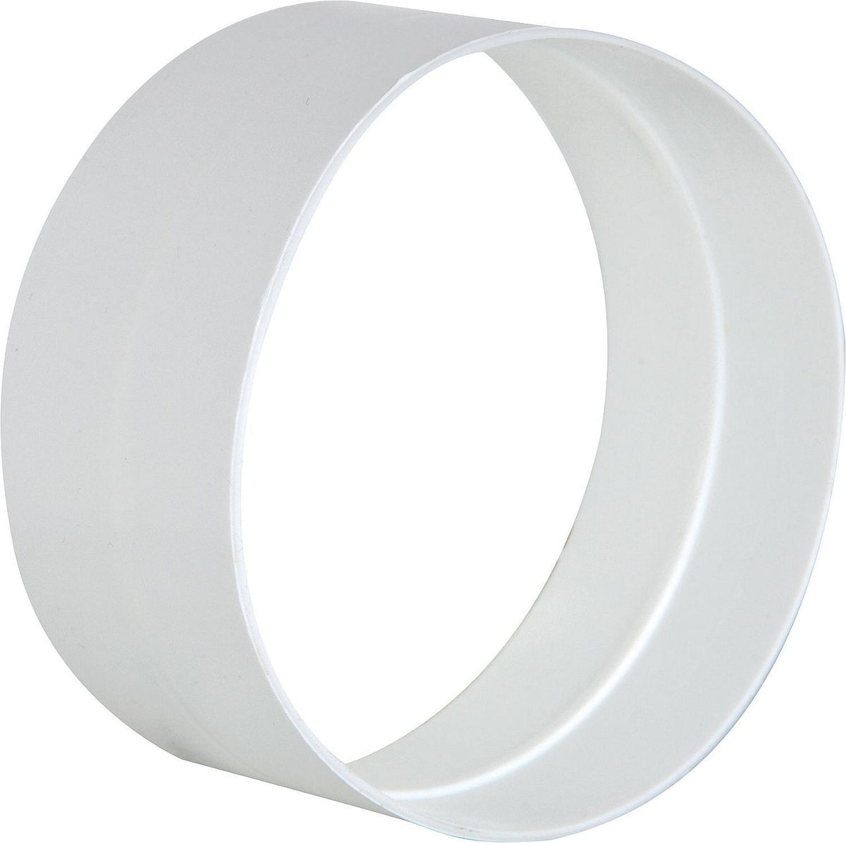 Raccord femelle × femelle Upmann pour tube rond, plastique blanc