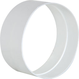 Raccord femelle × femelle Upmann pour tube rond, plastique blanc