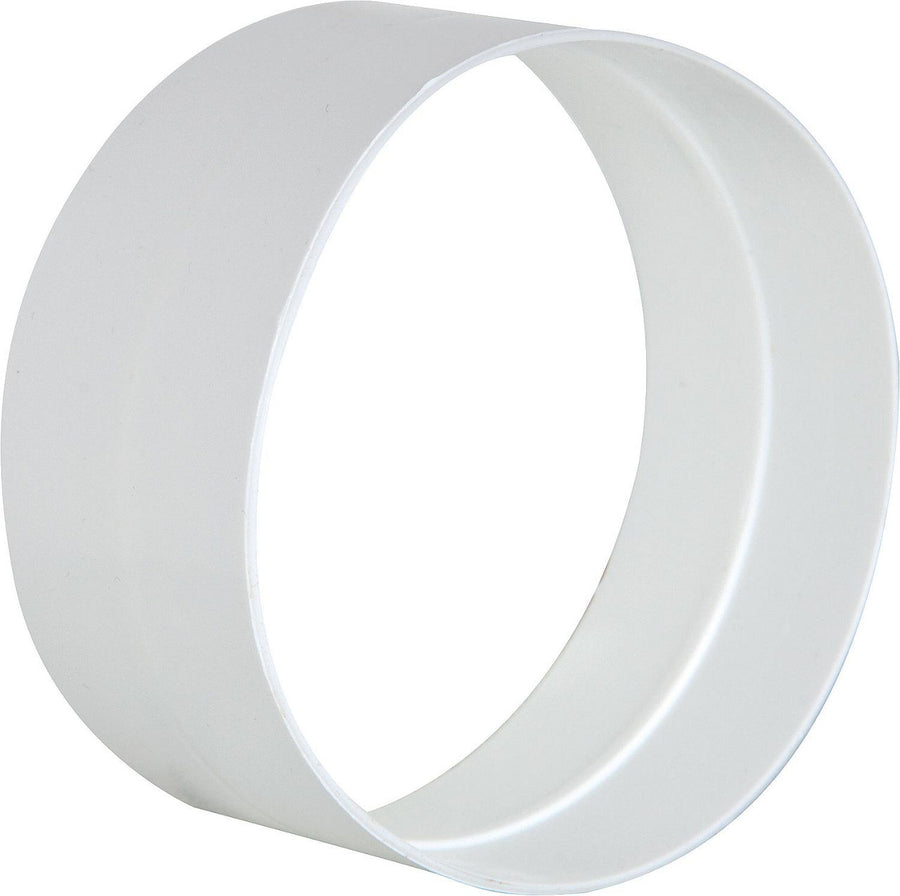 Raccord femelle × femelle Upmann pour tube rond, plastique blanc