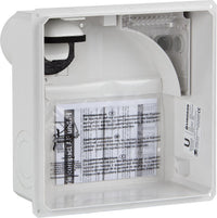 Boîtier encastré Limodor compact/H, piquage d'extraction arrière DN 80