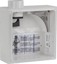 Boîtier encastré Limodor compact/BR, piquage d'extraction latéral DN 80