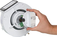 Insert de ventilateur evenes type L-G, cache blanc, sans électronique de commande