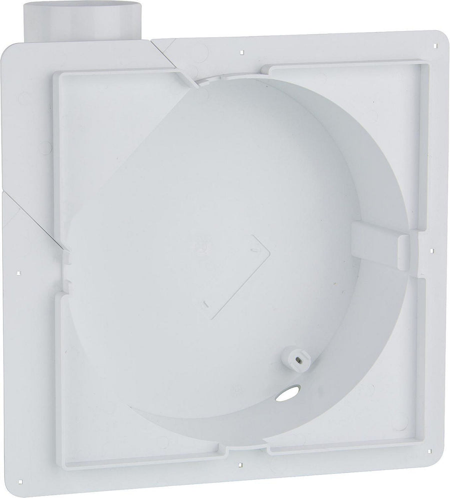 Boîtier encastré evenes type UK, sortie latérale DN 75, profondeur 83 mm
