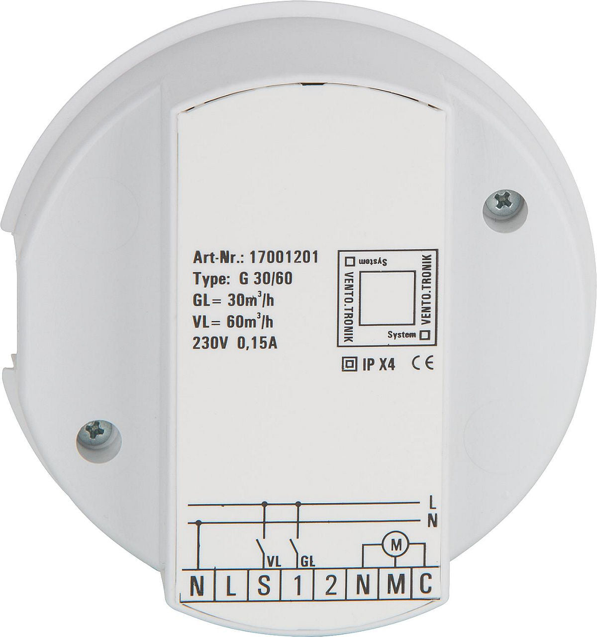 Module de commande evenes V-NE, avec temporisation et retard à l'enclenchement