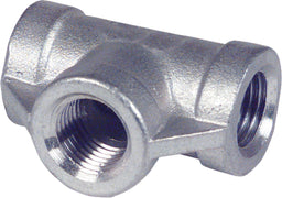 Raccord fileté en T inox V4A (F) pour eau sanitaire