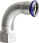 Coude de transition à sertir inox contour M (filetage F)