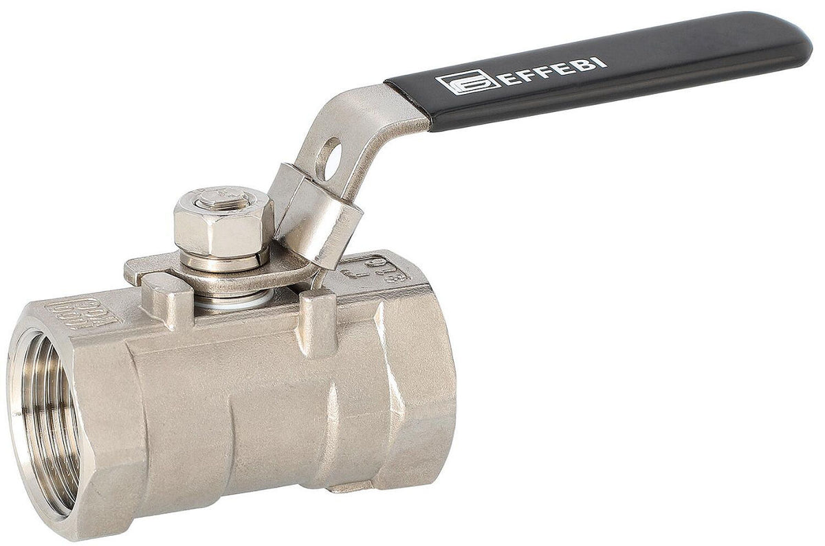 Robinet à boisseau sphérique en acier inoxydable 1 pièce