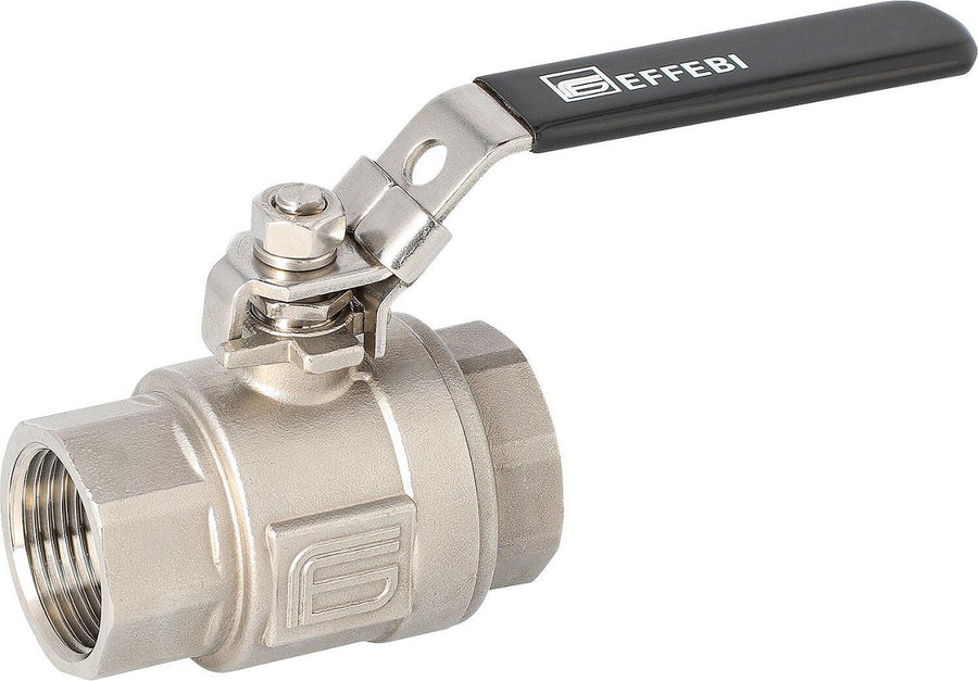 Robinet à boisseau sphérique en acier inoxydable 2 pièces