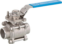 Robinet à boisseau sphérique en acier inoxydable