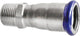 Mamelon de transition à sertir inox contour V (filetage M)
