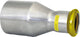 Raccord à sertir gaz inox réduction M/F