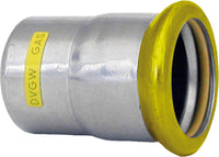 Raccord à sertir gaz inox bouchon de fermeture